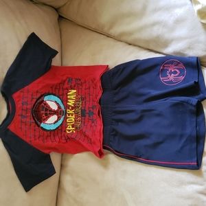 Marvel Spider Man boy short set.